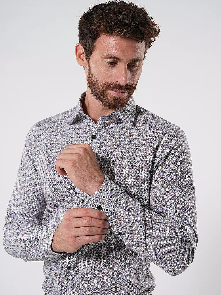 OLYMP NO.6 | Hemd Super Slim | Marrone