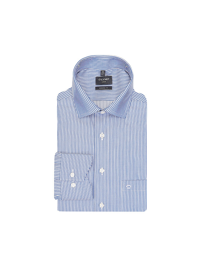 Olymp Camicia Modern Fit blu 45