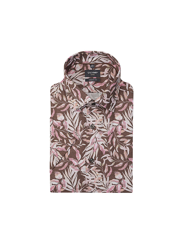 Camicia Modern Fit marrone 44