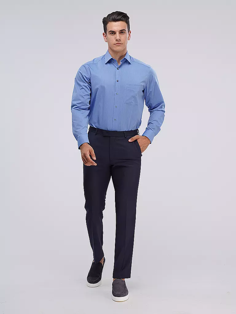 OLYMP | Camicia Comfort Fit | Blu