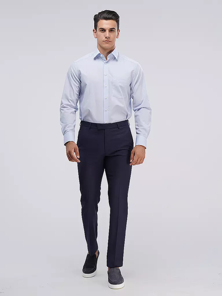 OLYMP | Camicia Comfort Fit | Blu