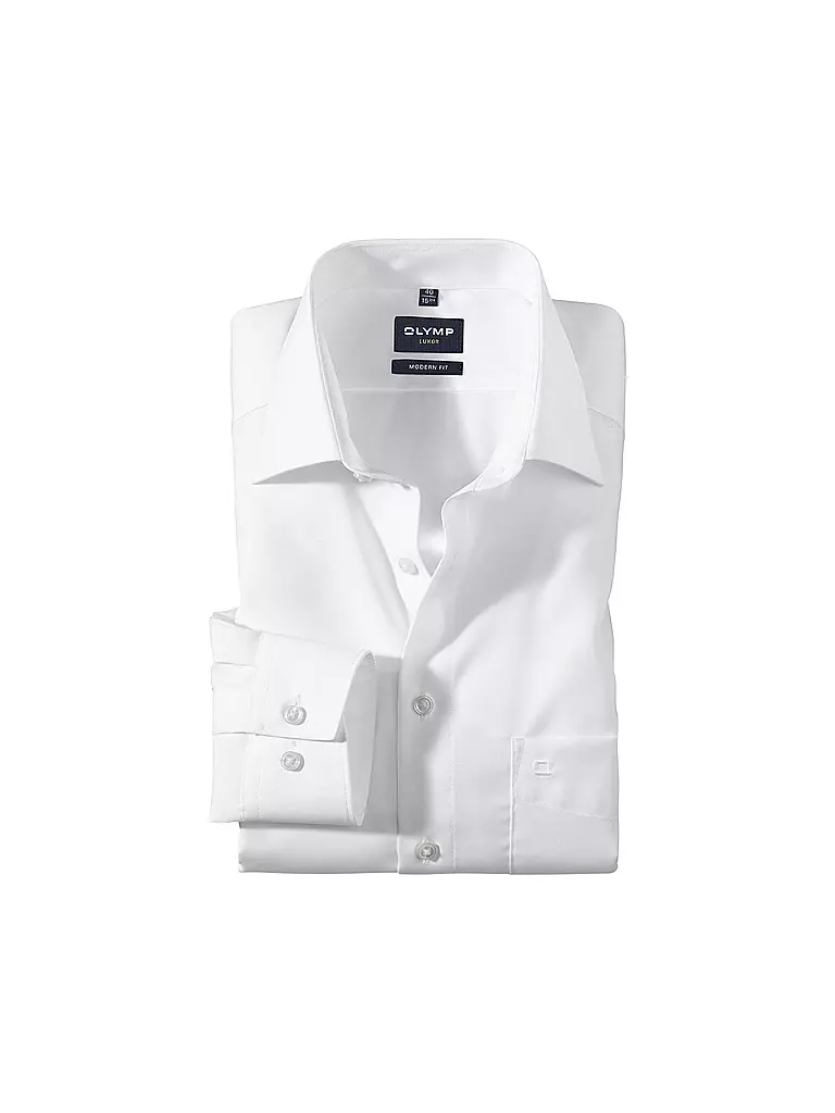 OLYMP | Camicia Modern Fit | Bianco