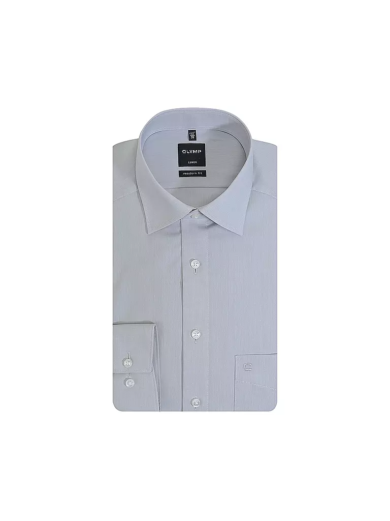 OLYMP | Camicia Modern Fit | Grigio