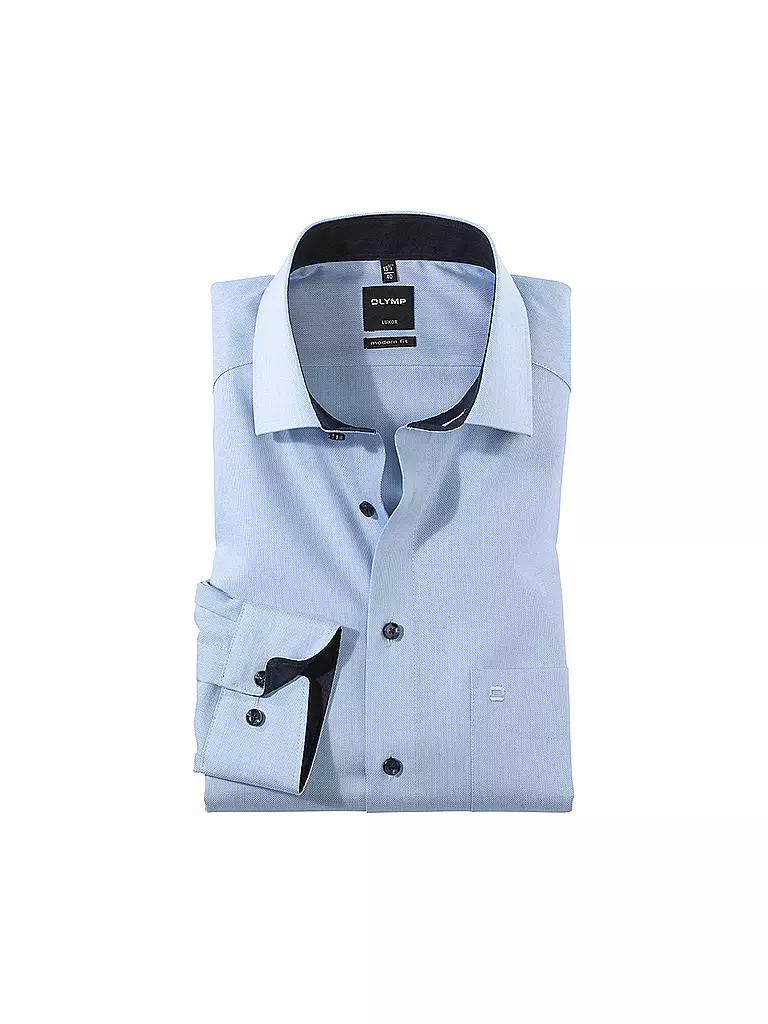 OLYMP | Camicia Modern Fit | Blu