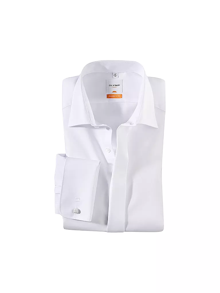 OLYMP | Camicia Modern Fit | Bianco