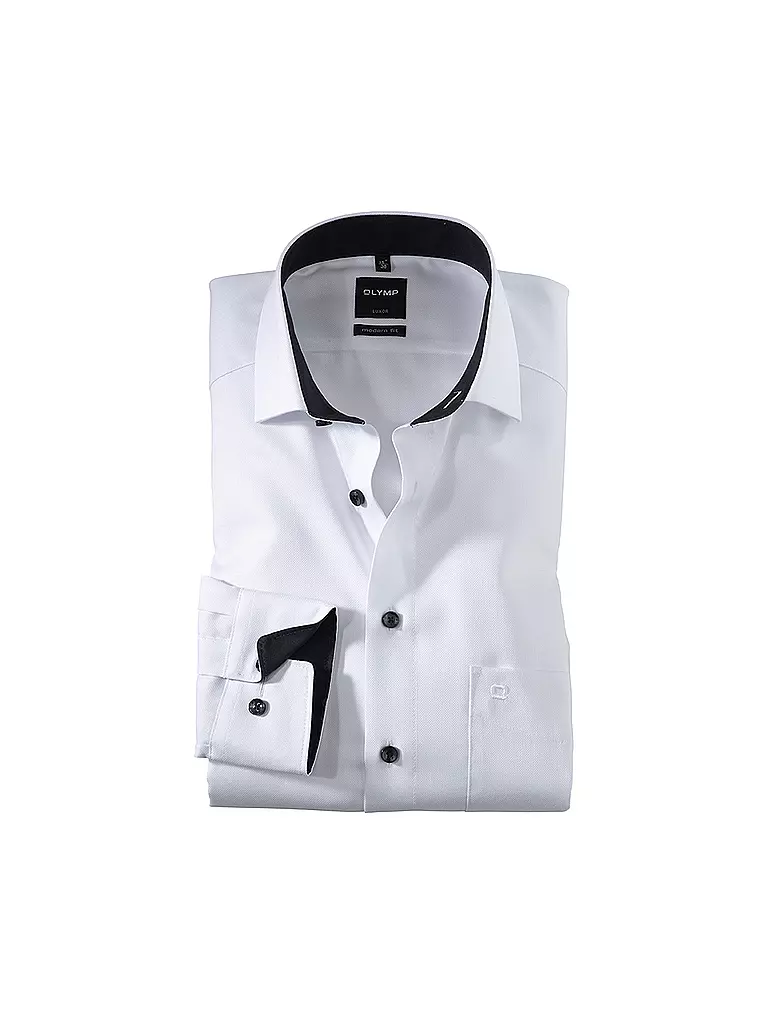 OLYMP | Camicia Modern Fit | Bianco