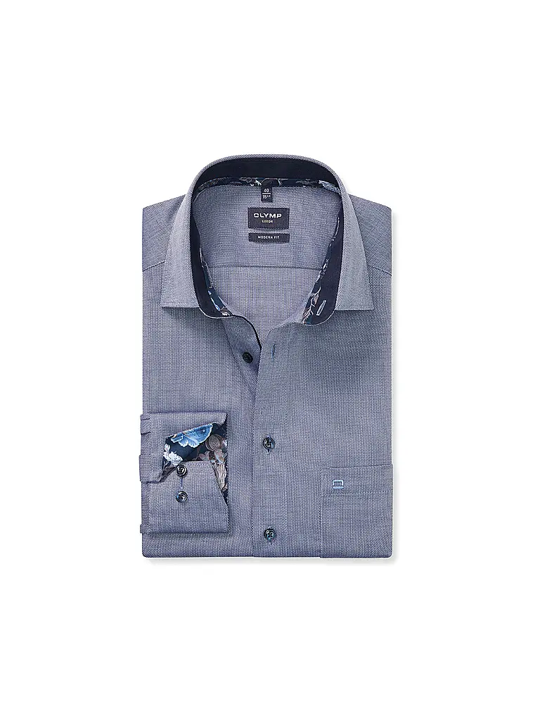 OLYMP | Camicia Modern Fit | Blu