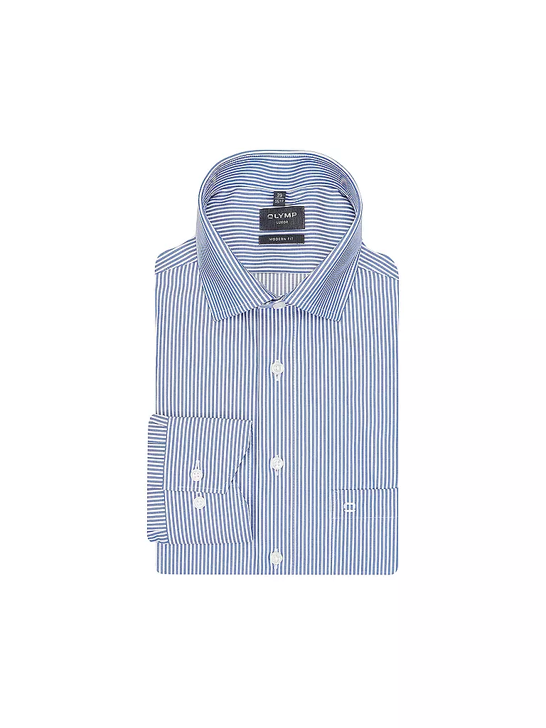 OLYMP | Camicia Modern Fit | Blu