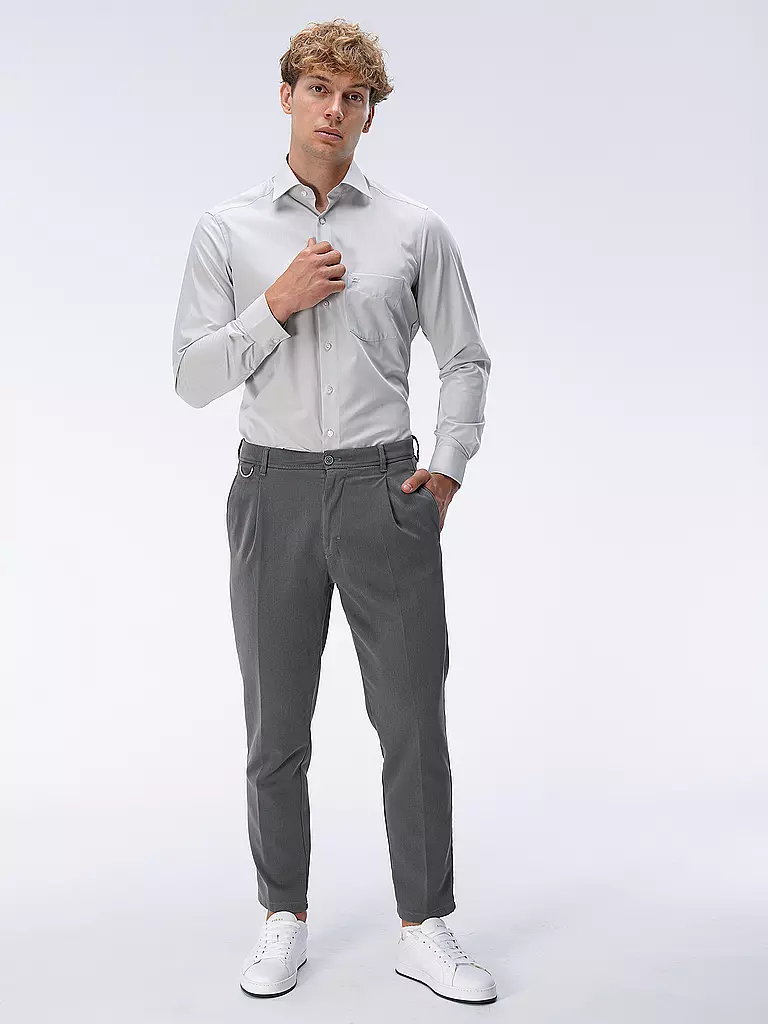OLYMP | Camicia Modern Fit | Grigio