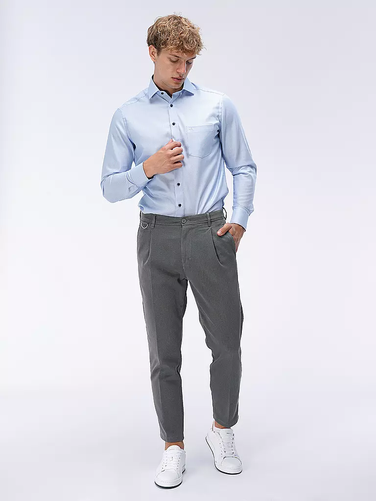 OLYMP | Camicia Modern Fit | Blu