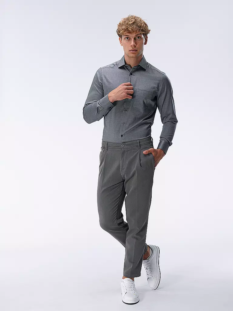 OLYMP | Camicia Modern Fit | Grigio