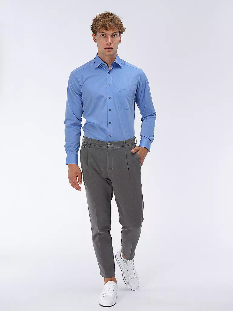 OLYMP | Camicia Modern Fit | Blu