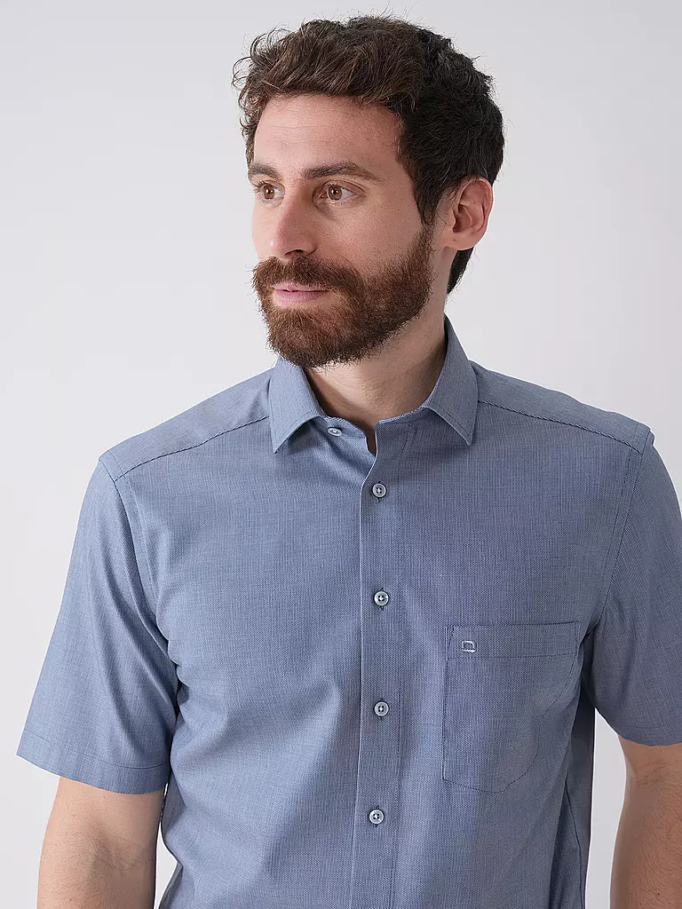 OLYMP | Camicia Modern Fit | Blu scuro