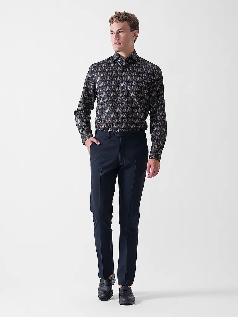 OLYMP | Camicia Modern Fit | Blu scuro
