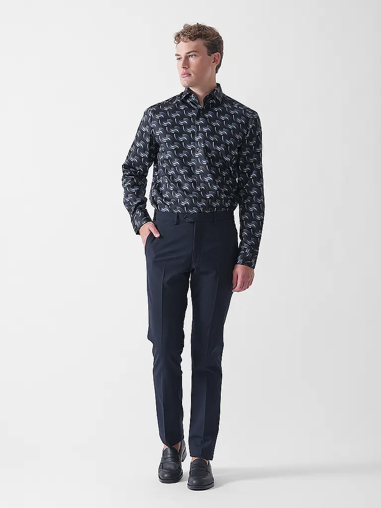 OLYMP | Camicia Modern Fit | Nero