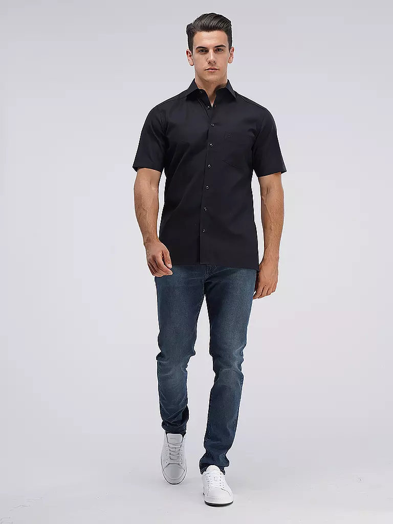 OLYMP | Camicia Modern Fit | Nero