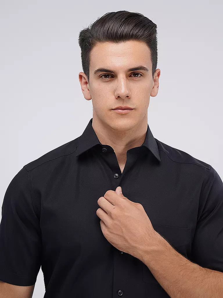 OLYMP | Camicia Modern Fit | Nero