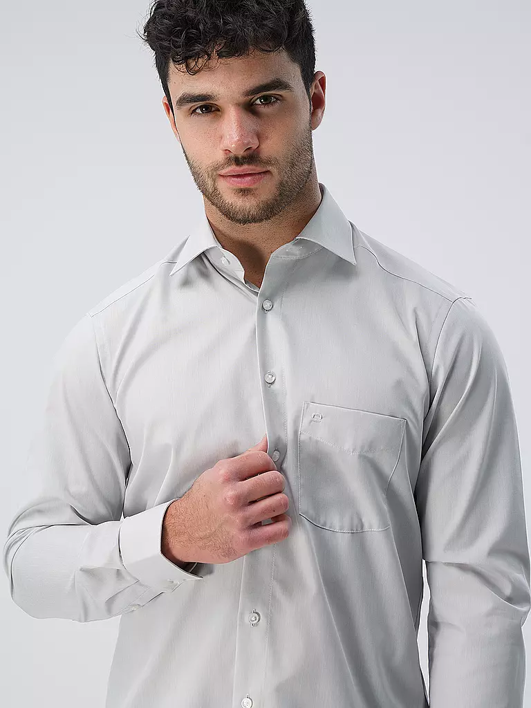 OLYMP | Camicia Modern Fit | Grigio