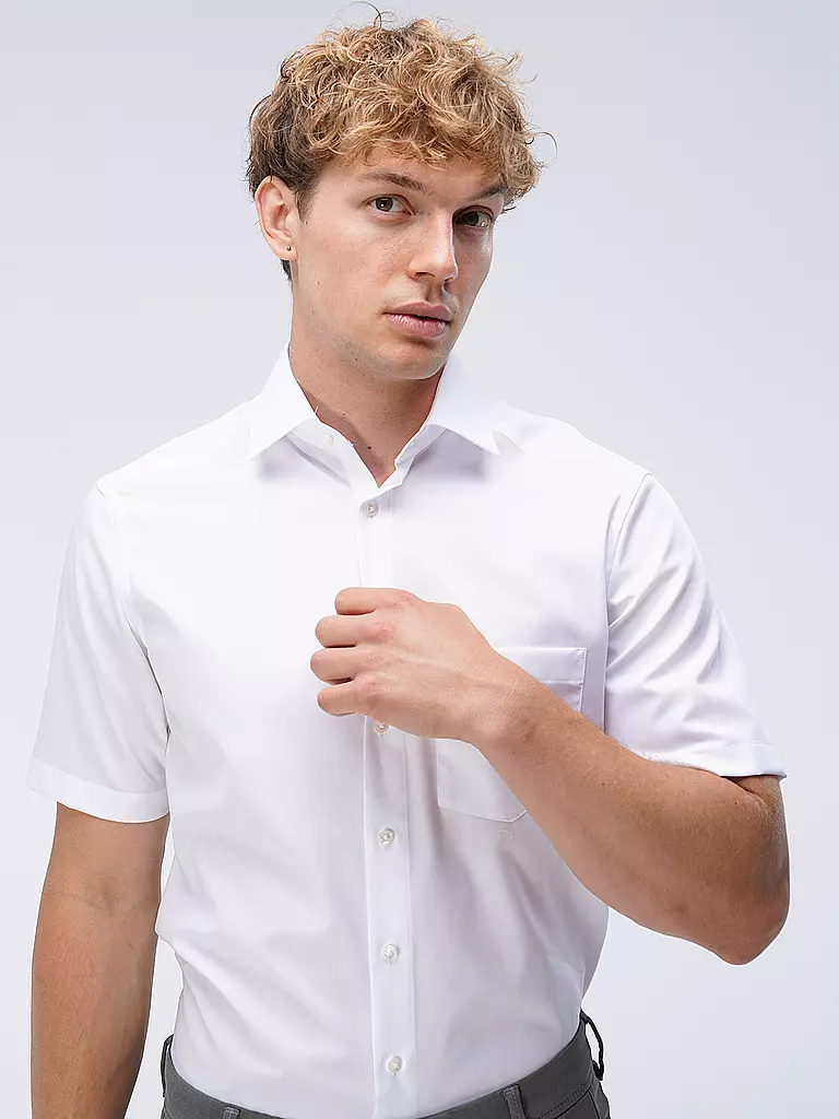 OLYMP | Camicia Modern Fit | Bianco