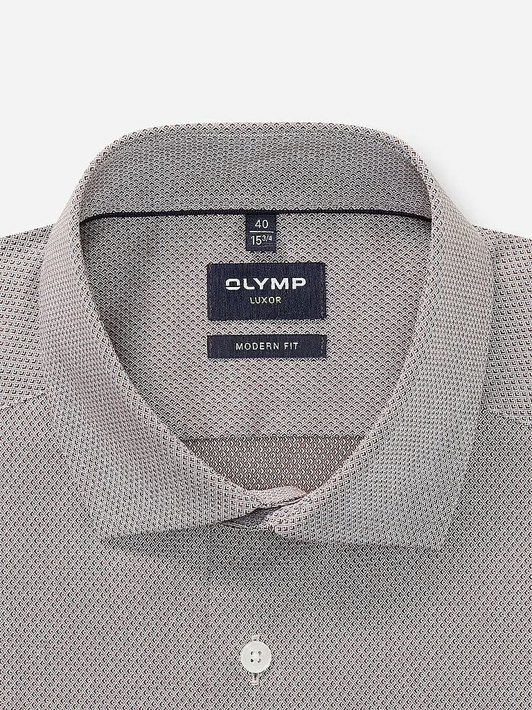 OLYMP | Camicia Modern Fit | Marrone chiaro