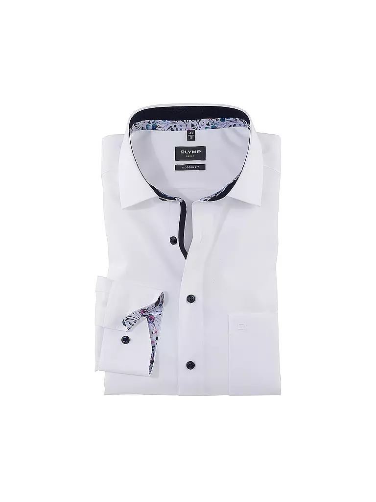 OLYMP | Hemd Modern Fit | Bianco