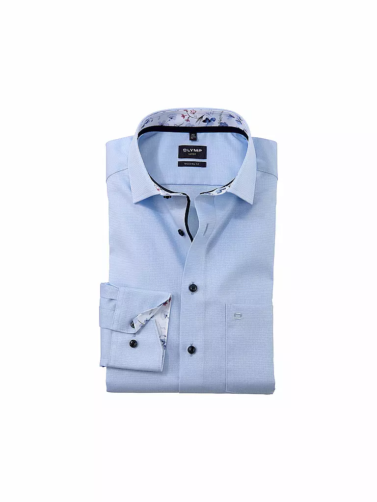 OLYMP | Hemd Modern Fit | Blu chiaro
