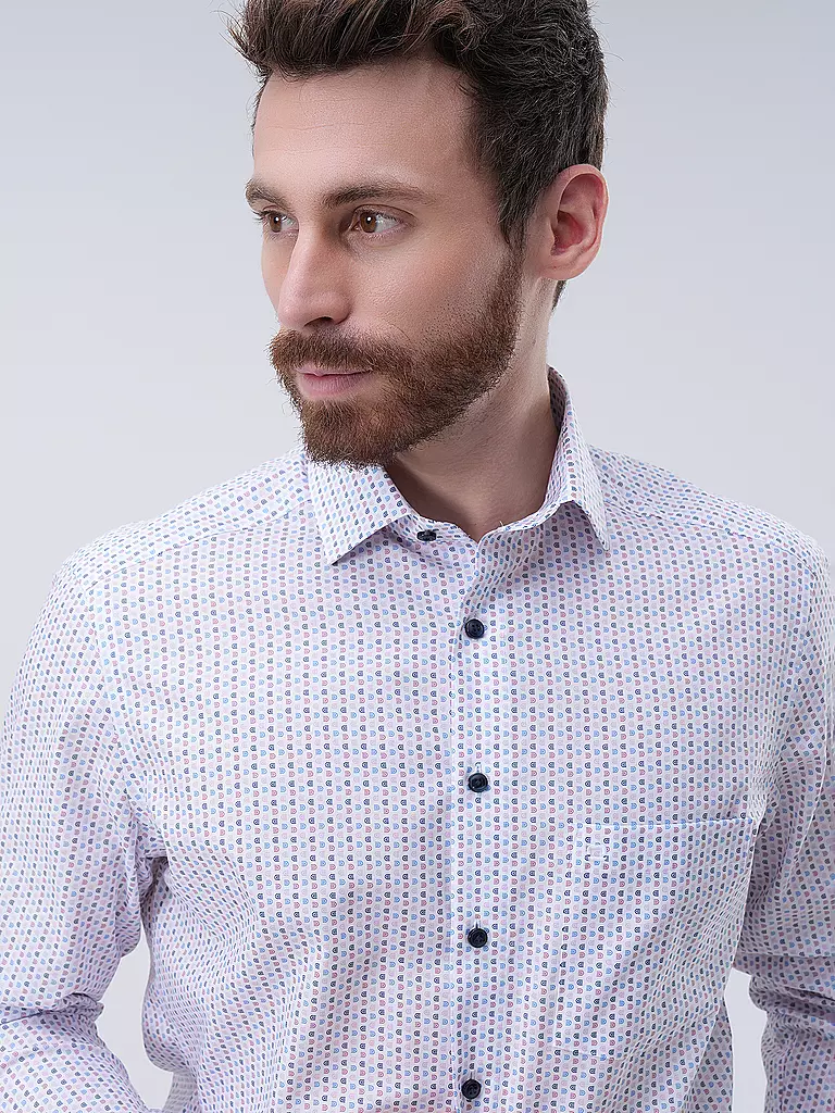 OLYMP | Hemd Modern Fit | Bianco