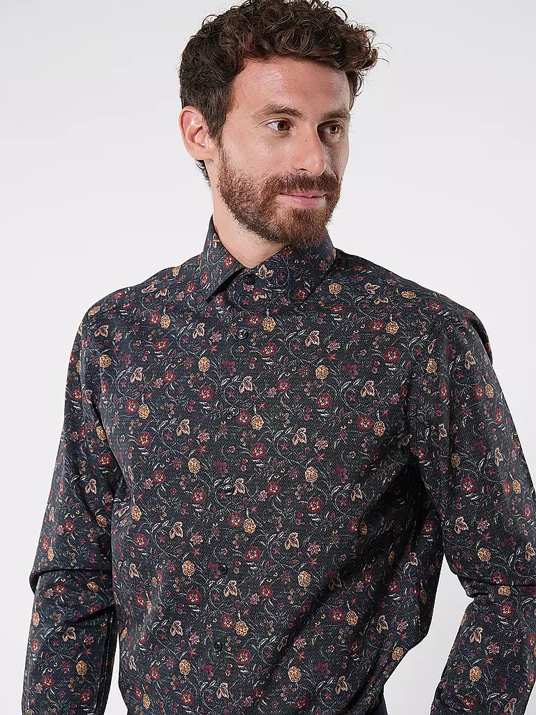 OLYMP | Hemd Modern Fit | Blu scuro
