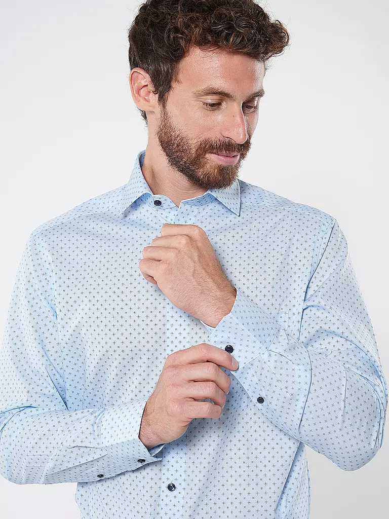 OLYMP | Hemd Modern Fit | Blu chiaro