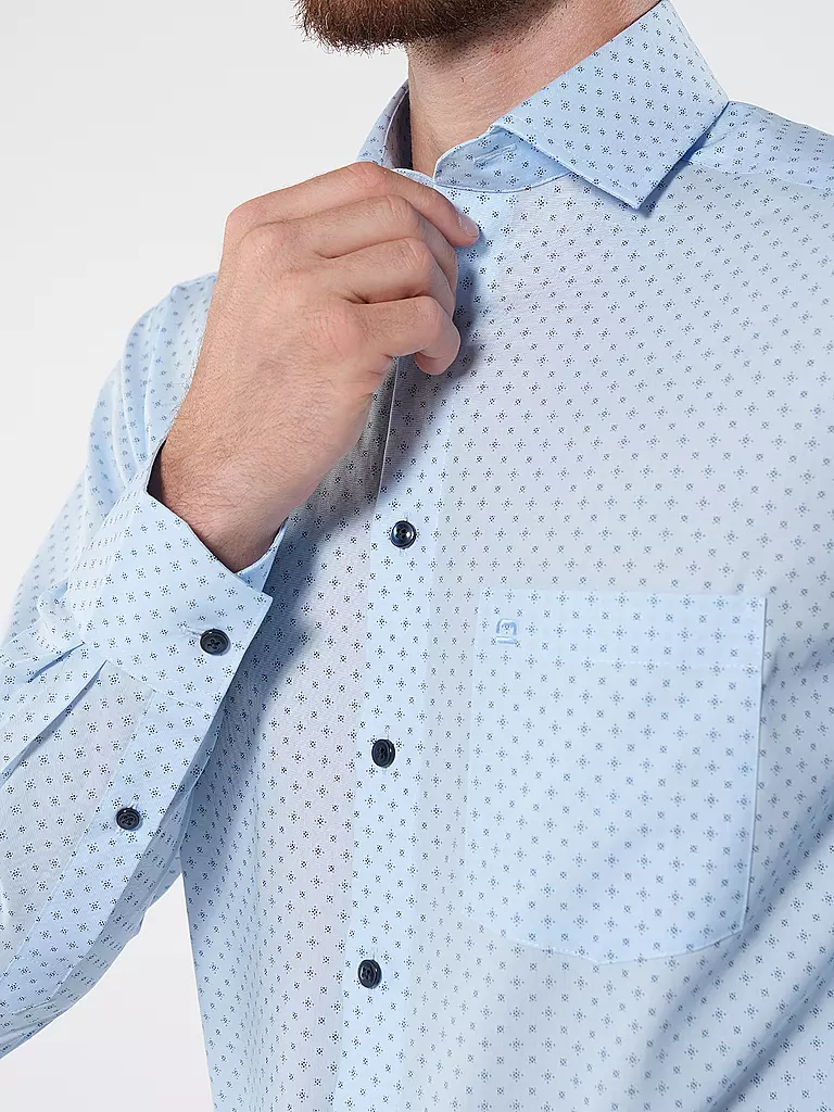 OLYMP | Hemd Modern Fit | Blu chiaro