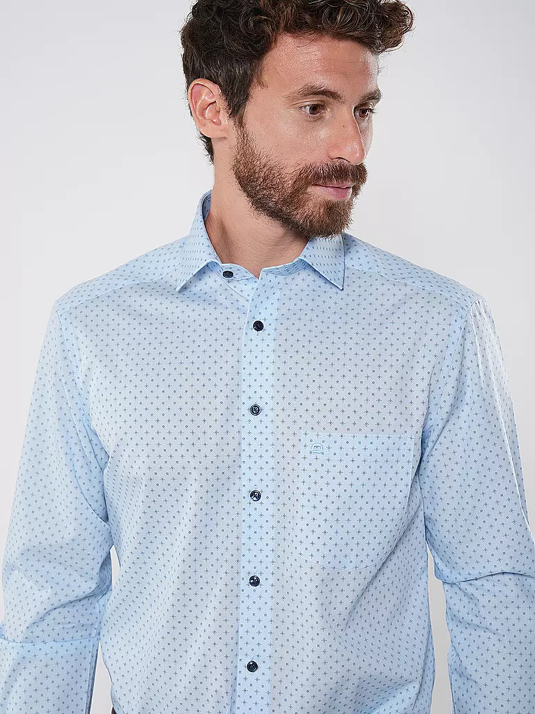 OLYMP | Hemd Modern Fit | Blu chiaro