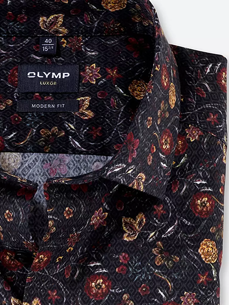 OLYMP | Hemd Modern Fit | Blu scuro