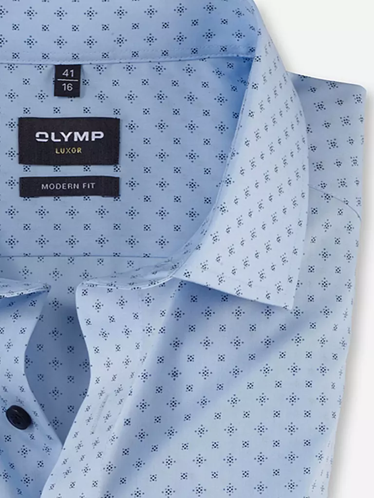 OLYMP | Hemd Modern Fit | Blu chiaro