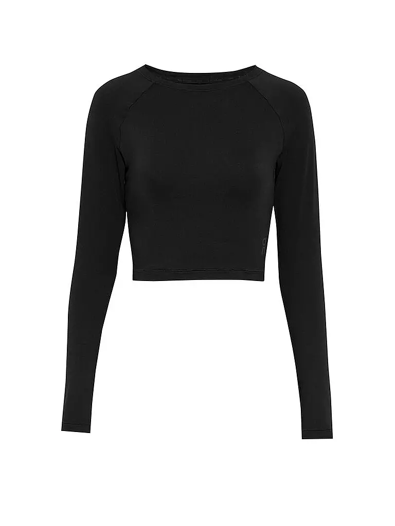 ON | Langarmshirt Cropped Fit | Nero