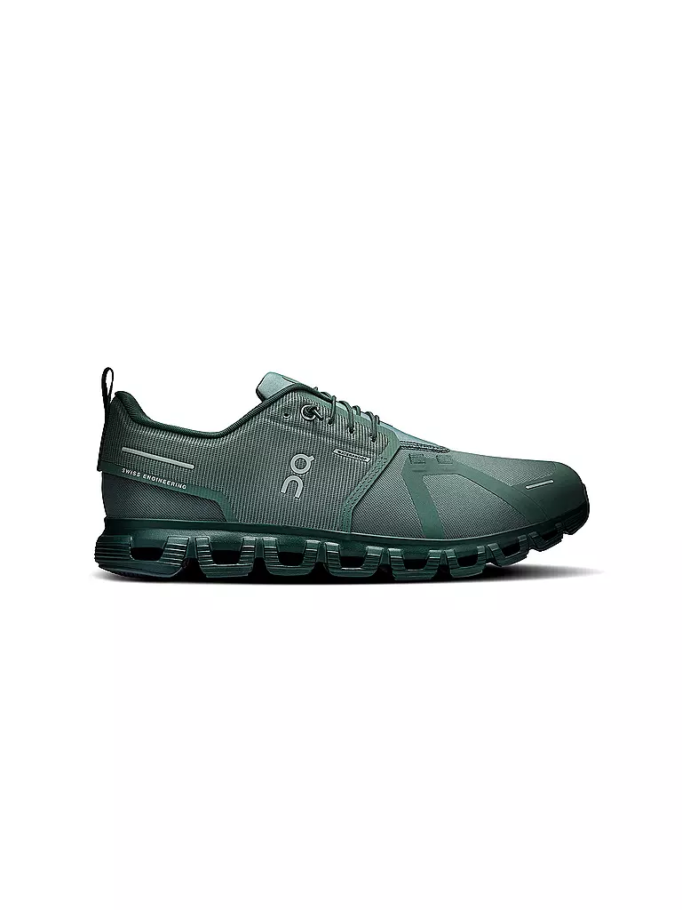 ON | Sneaker CLOUD 6 Impermeabile | Verde scuro