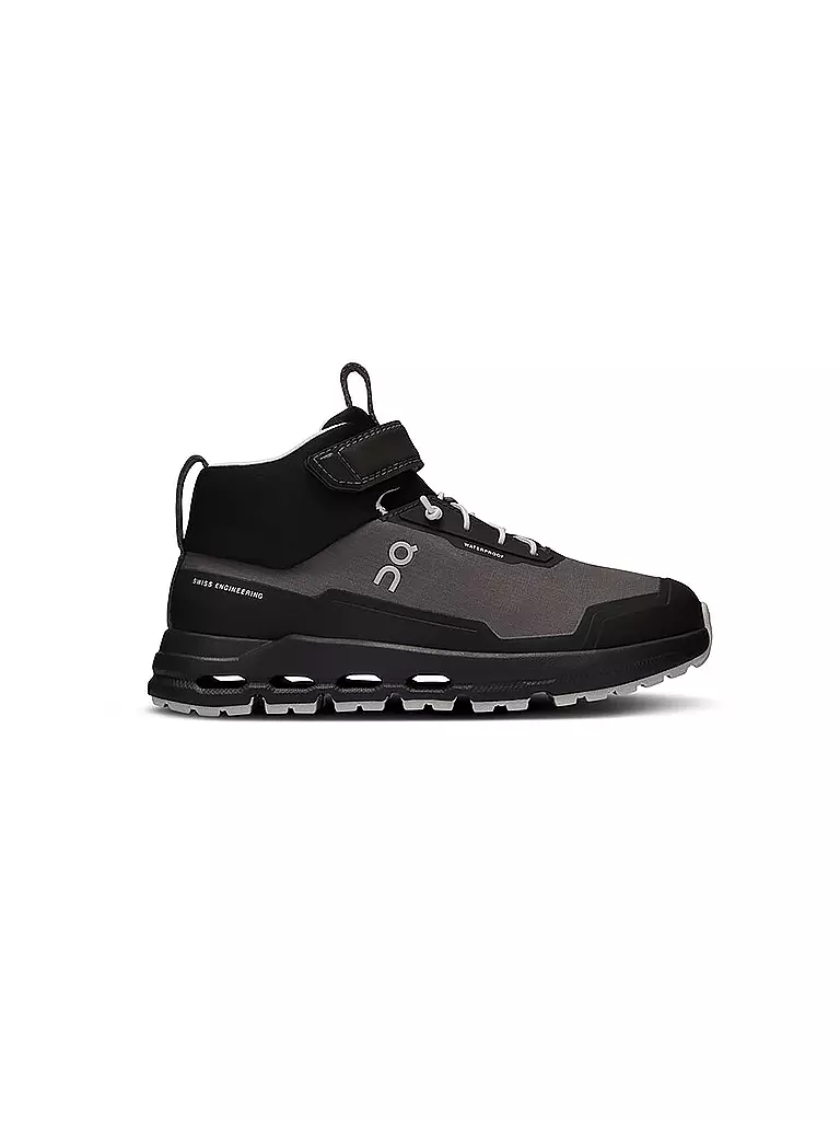 ON | Sneakers CLOUDHERO MID WATERPROOF per bambini | Nero