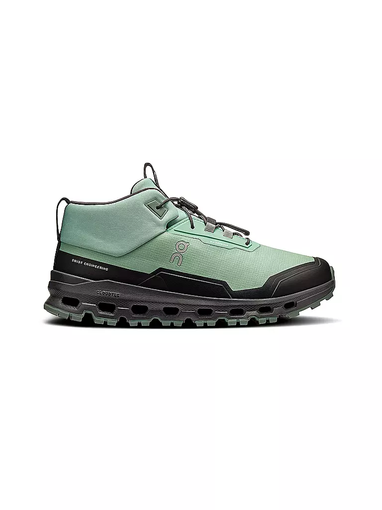 ON | Sneakers da bambino CLOUDHERO MID WATERPROOF | Verde