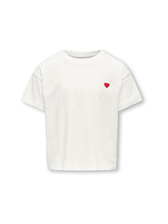 ONLY | T-shirt da ragazza KOGMAIKEN LIFE CROPHEART