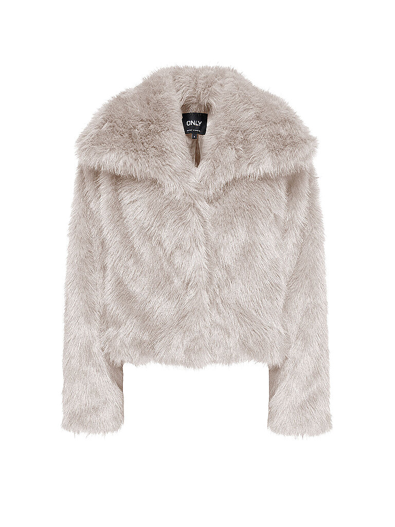 Giacca in pelliccia sintetica ONLDAWN crema XL