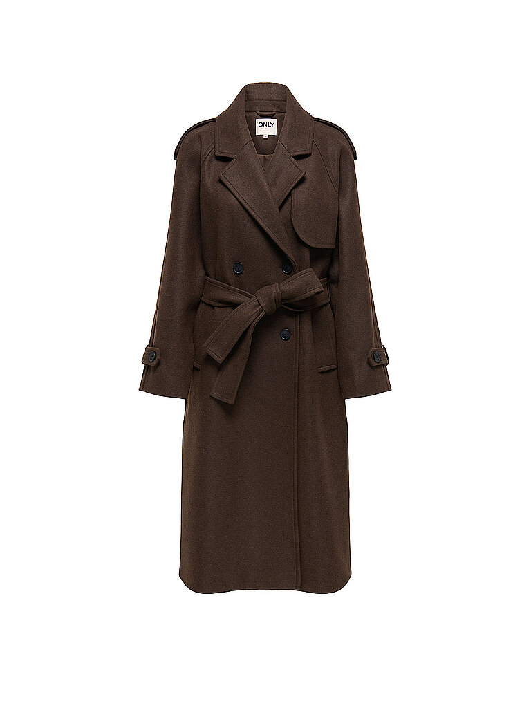 Cappotto effetto lana ONLDEAR-TRILLION marrone XL