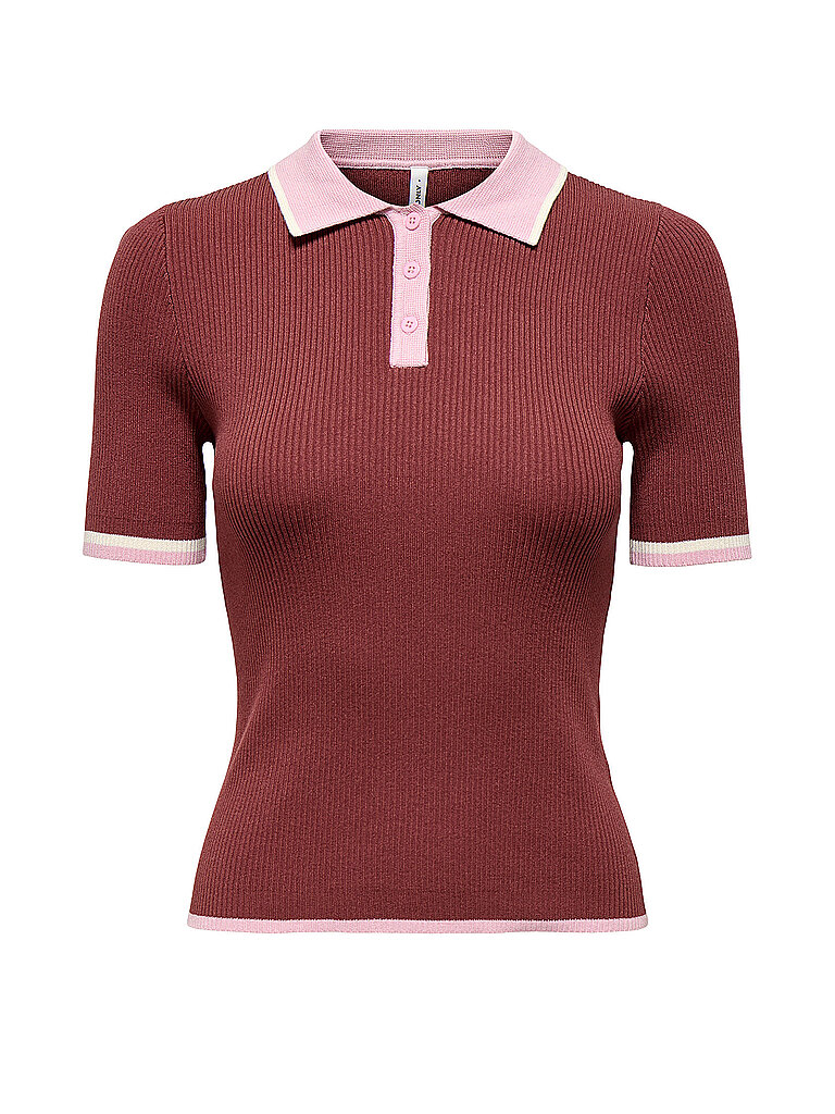 Only Polo ONLMEDDI rosso scuro L