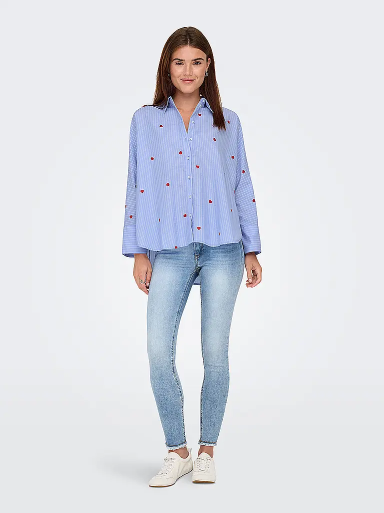 ONLY | Blusa | Blu chiaro