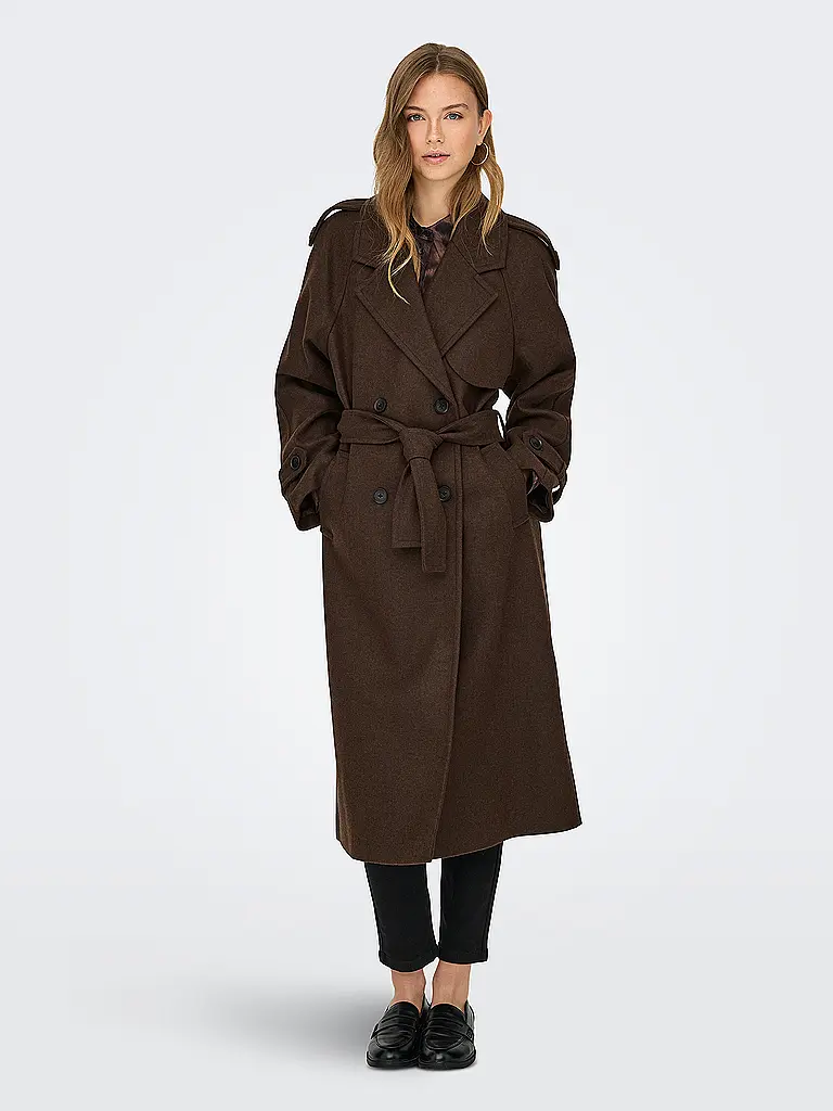 ONLY | Cappotto effetto lana ONLDEAR-TRILLION | Marrone