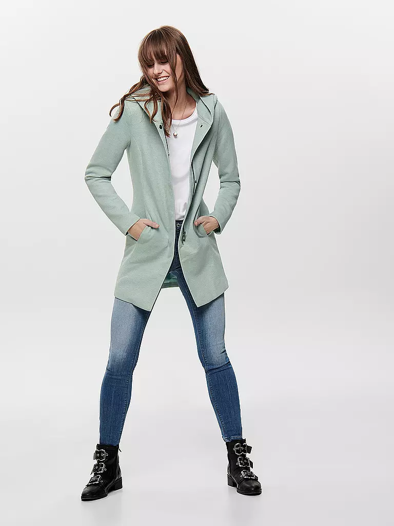 ONLY | Cappotto effetto lana ONLSEDONA | Verde chiaro
