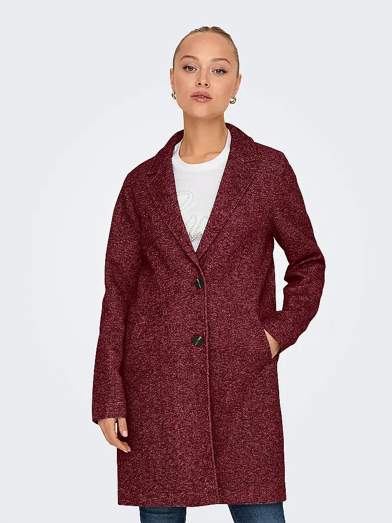 ONLY | Cappotto ONLSEDONA | Rosso scuro