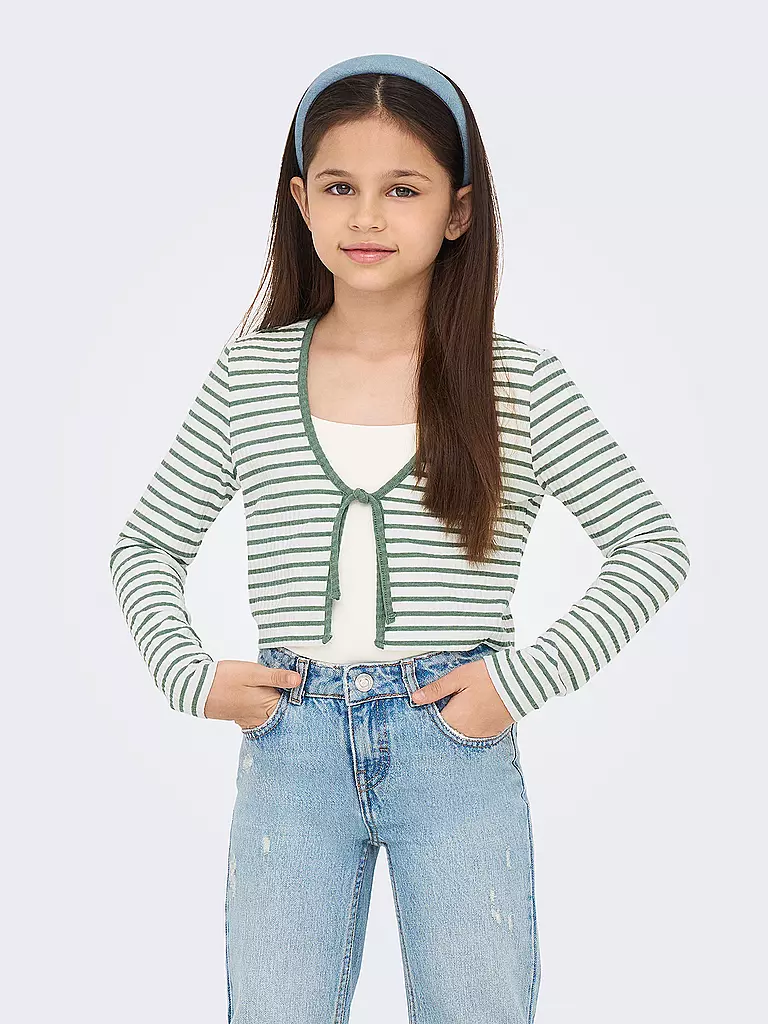 ONLY | Cardigan in maglia da ragazza KOGNELLA | Verde chiaro
