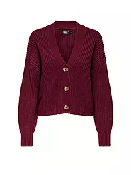 ONLY | Cardigan ONLCAROL | Rosso scuro