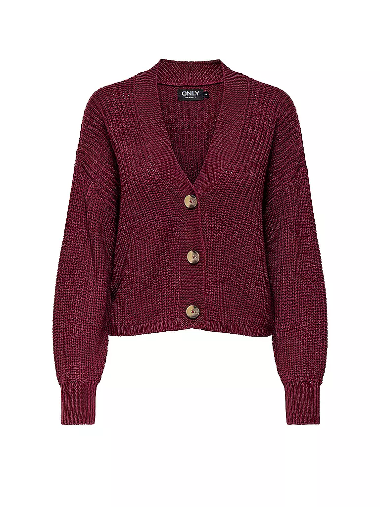 ONLY | Cardigan ONLCAROL | Rosso scuro