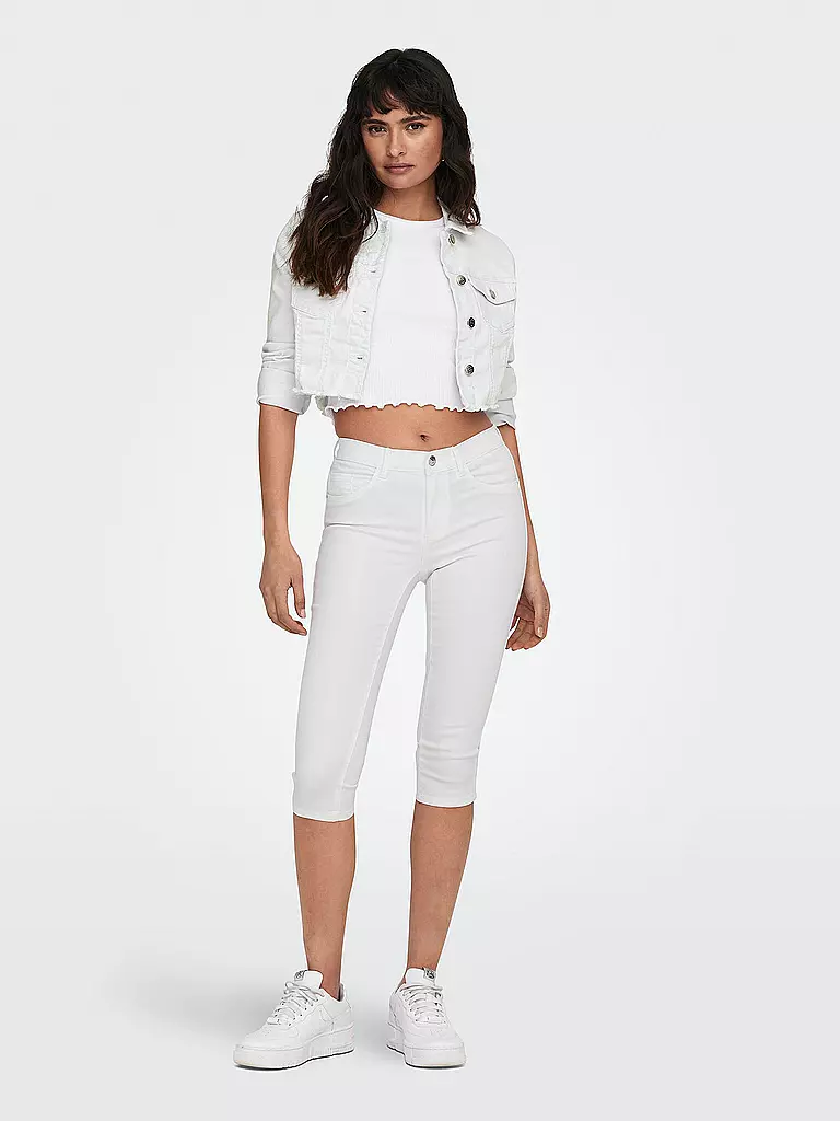ONLY | Giacca di jeans ONLWONDER  Cropped Fit | Bianco
