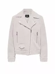 ONLY | Giacca in pelliccia sintetica ONLRIO TEDDY BIKER | Crema
